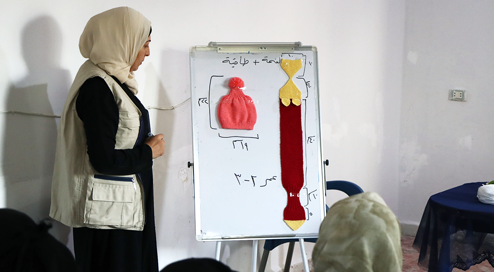 النقد مقابل العمل - مشروع تمكين المرأة 